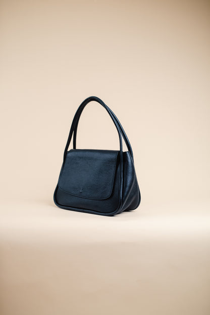 The Colette in Black Leather